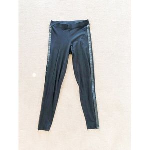 VS PINK leather stripe legging